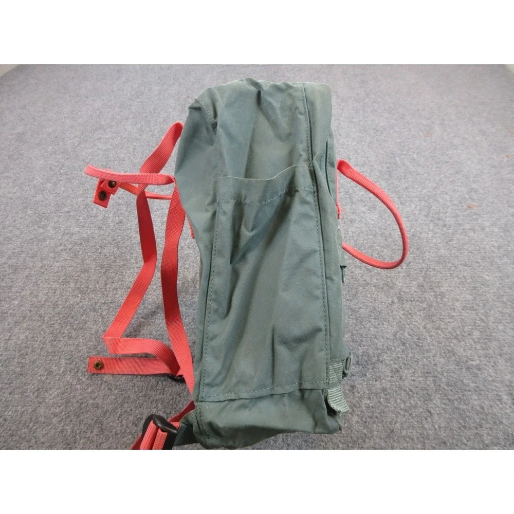 Fjallraven Kanken Sling‎ Mini Backpack Frost Green Coral Pink Casual Pocket